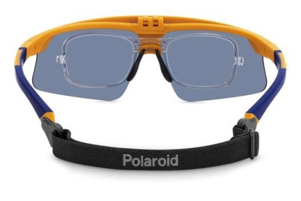 Okulary przeciwsłoneczne Polaroid PLD7056/CI/S 2M5/OZ Polarized Prostokątne Pomarańczowe