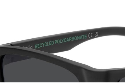 Okulary przeciwsłoneczne Polaroid PLD2161/S O6W/M9 Polarized Prostokątne Czarne