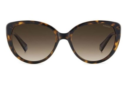 Okulary przeciwsłoneczne Polaroid PLD4176/S/X 086/LA Polarized Kocie oczy Havana