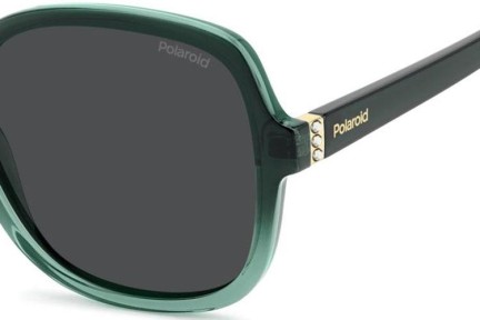 Okulary przeciwsłoneczne Polaroid PLD4177/S/X 1ED/M9 Polarized Kwadratowe Zielone