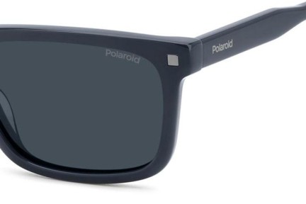 Okulary przeciwsłoneczne Polaroid PLD4174/S/X PJP/C3 Polarized Prostokątne Niebieskie