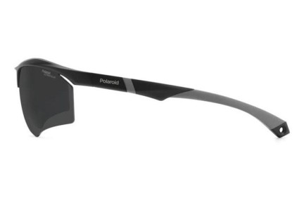 Okulary przeciwsłoneczne Polaroid PLD7055/S 003/E3 Polarized Prostokątne Czarne