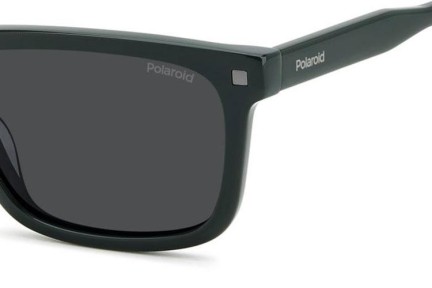 Okulary przeciwsłoneczne Polaroid PLD4174/S/X 1ED/M9 Polarized Prostokątne Zielone