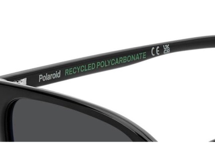 Okulary przeciwsłoneczne Polaroid PLD6226/S 807/M9 Polarized Prostokątne Czarne