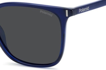 Okulary przeciwsłoneczne Polaroid PLD6226/S PJP/M9 Polarized Prostokątne Niebieskie