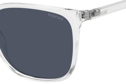 Okulary przeciwsłoneczne Polaroid PLD6226/S 900/C3 Polarized Prostokątne Przezroczyste