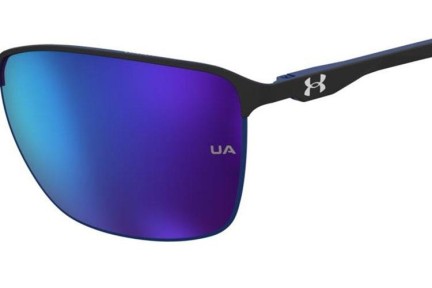 Okulary przeciwsłoneczne Under Armour UARETAINED/G 0VK/T5 Prostokątne Czarne