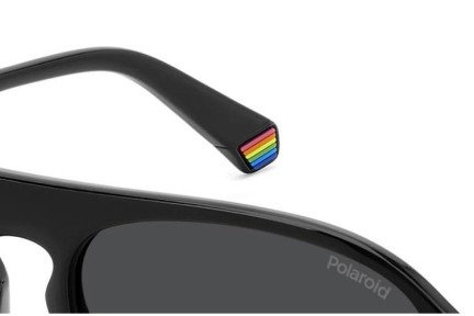 Okulary przeciwsłoneczne Polaroid PLD6225/S 807/M9 Polarized Pilotki (Aviator) Czarne