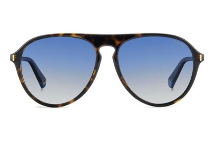 Okulary przeciwsłoneczne Polaroid PLD6225/S 086/Z7 Polarized Pilotki (Aviator) Havana