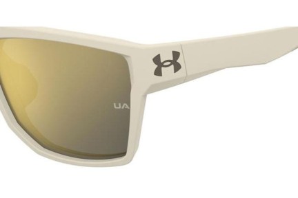 Okulary przeciwsłoneczne Under Armour UALAUNCH2/G 3Y5/K1 Prostokątne Beżowe