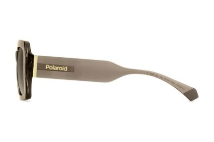 Okulary przeciwsłoneczne Polaroid PLD6223/S/X 09Q/LA Polarized Prostokątne Brązowe