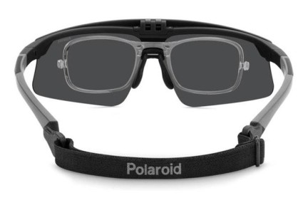 Okulary przeciwsłoneczne Polaroid PLD7056/CI/S O6W/M9 Polarized Prostokątne Czarne