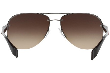 Okulary przeciwsłoneczne Prada Linea Rossa PS56MS 5AV6S1 Pilotki (Aviator) Srebrne