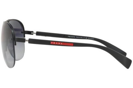 Okulary przeciwsłoneczne Prada Linea Rossa PS56MS DG05W1 Polarized Pilotki (Aviator) Czarne