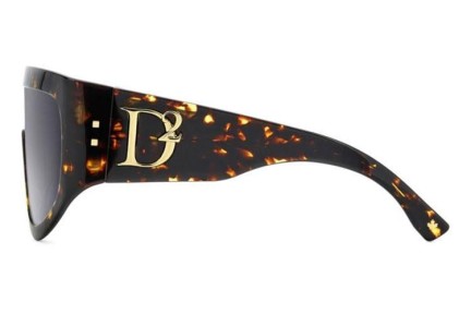 Okulary przeciwsłoneczne Dsquared2 D20149/S 086/9O Pojedyncze | Shield Havana