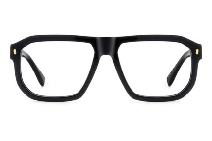 Okulary korekcyjne Dsquared2 D20146 807 Prostokątne Czarne