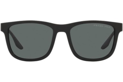 Okulary przeciwsłoneczne Prada Linea Rossa PS04XS DG002G Polarized Kwadratowe Czarne