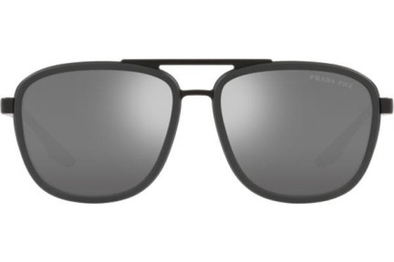 Okulary przeciwsłoneczne Prada Linea Rossa PS50XS 09O07H Polarized Kwadratowe Czarne