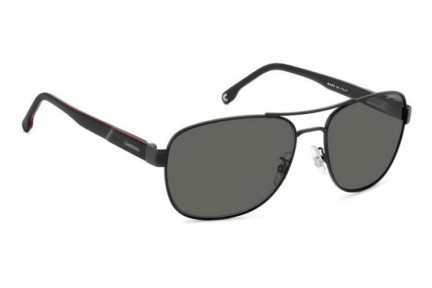 Okulary przeciwsłoneczne Carrera CFLEX02/G/S 003/M9 Polarized Prostokątne Czarne