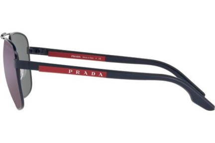 Okulary przeciwsłoneczne Prada Linea Rossa PS53XS 06S01G Okrągłe Niebieskie