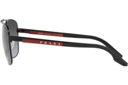 Okulary przeciwsłoneczne Prada Linea Rossa PS53XS 1BO6G0 Polarized Okrągłe Czarne