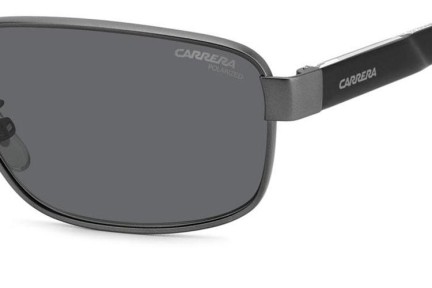 Okulary przeciwsłoneczne Carrera CFLEX09/G/S R80/M9 Polarized Prostokątne Szare