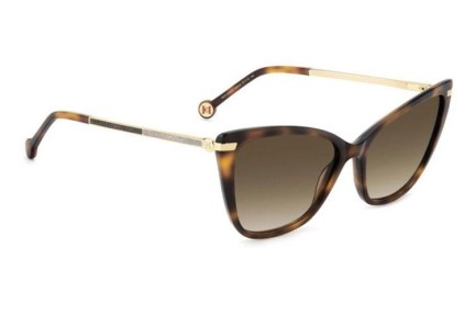 Okulary przeciwsłoneczne Carolina Herrera HER0262/S 086/HA Kocie oczy Havana