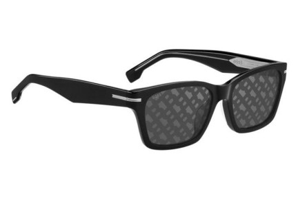 Okulary przeciwsłoneczne BOSS BOSS1739/F/SK 807/MD Polarized Prostokątne Czarne