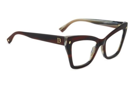 Okulary korekcyjne Dsquared2 D20152 K4G Kocie oczy Czerwone