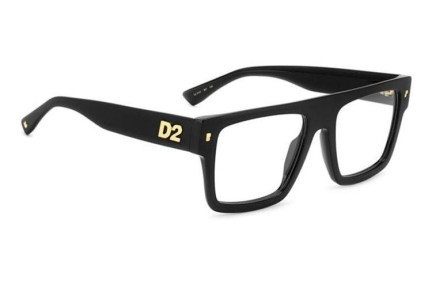 Okulary korekcyjne Dsquared2 D20147 807 Flat Top Czarne