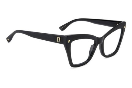 Okulary korekcyjne Dsquared2 D20152 807 Kocie oczy Czarne