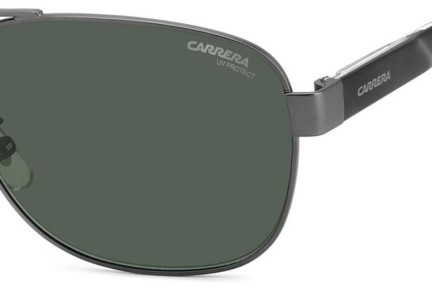 Okulary przeciwsłoneczne Carrera CFLEX02/G/S R80/QT Prostokątne Szare