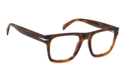 Okulary korekcyjne David Beckham DB7020/FLAT EX4 Flat Top Brązowe