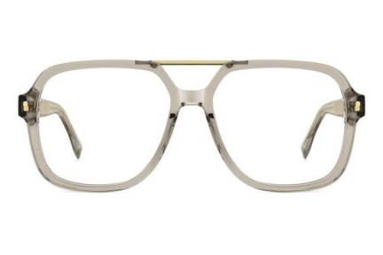 Okulary korekcyjne Dsquared2 D20145 10A Prostokątne Beżowe