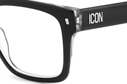 Okulary korekcyjne Dsquared2 ICON0018 7C5 Flat Top Czarne