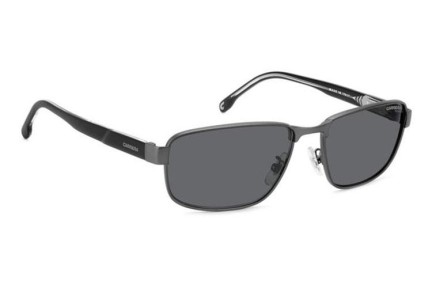 Okulary przeciwsłoneczne Carrera CFLEX09/G/S R80/M9 Polarized Prostokątne Szare