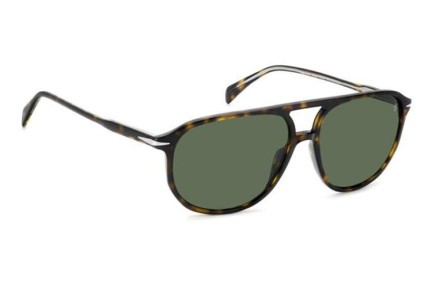 Okulary przeciwsłoneczne David Beckham DB1159/S 086/UC Polarized Prostokątne Havana