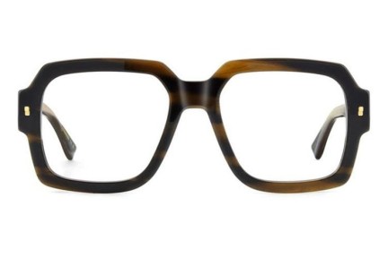 Okulary korekcyjne Dsquared2 D20148 EX4 Kwadratowe Brązowe