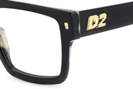 Okulary korekcyjne Dsquared2 D20147 37N Flat Top Czarne