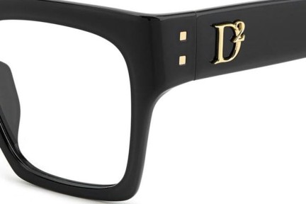 Okulary korekcyjne Dsquared2 D20151/G 807 Prostokątne Czarne