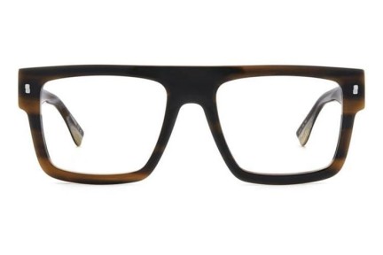 Okulary korekcyjne Dsquared2 D20147 EX4 Flat Top Brązowe