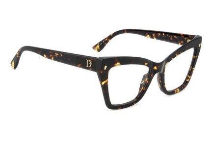 Okulary korekcyjne Dsquared2 D20152 086 Kocie oczy Havana