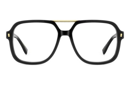 Okulary korekcyjne Dsquared2 D20145 807 Prostokątne Czarne