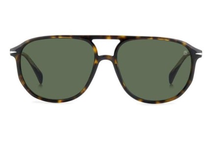 Okulary przeciwsłoneczne David Beckham DB1159/S 086/UC Polarized Prostokątne Havana