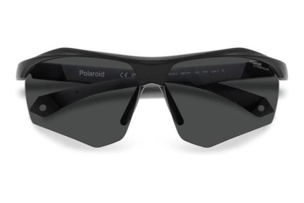 Okulary przeciwsłoneczne Polaroid PLD7055/S 003/E3 Polarized Prostokątne Czarne