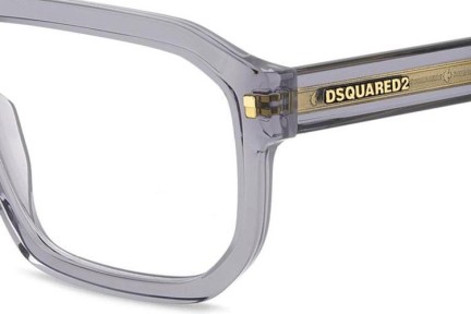 Okulary korekcyjne Dsquared2 D20146 KB7 Prostokątne Szare