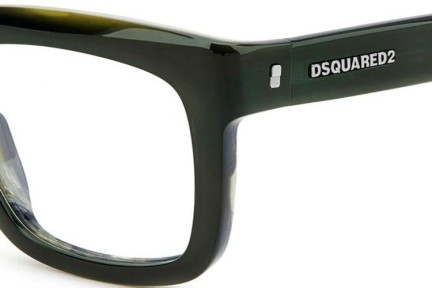 Okulary korekcyjne Dsquared2 D20144 6AK Prostokątne Zielone