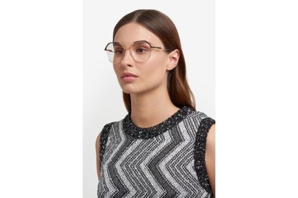 Okulary korekcyjne Missoni MIS0204 RHL Okrągłe Złote