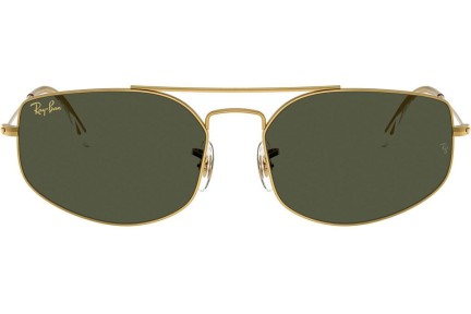 Okulary przeciwsłoneczne Ray-Ban RB3845 919631 Prostokątne Złote