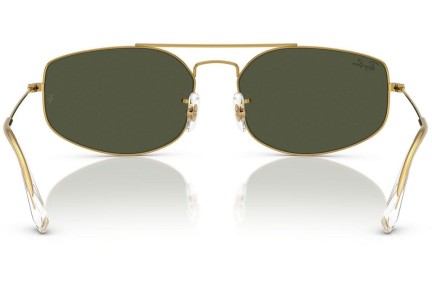 Okulary przeciwsłoneczne Ray-Ban RB3845 919631 Prostokątne Złote